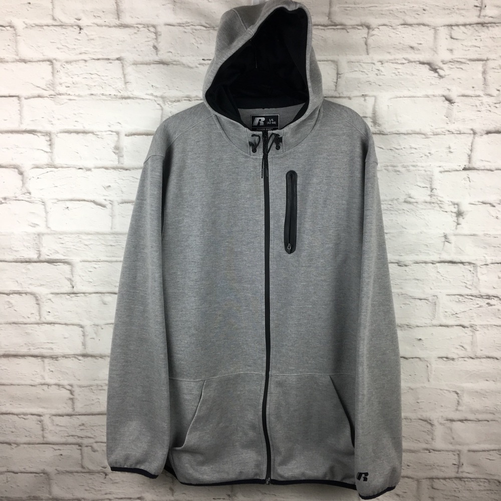 Russell Knit men’s jacket active pockets large